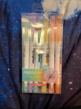 Pastel Highlighter Set - 6-Pack (Multicolor)